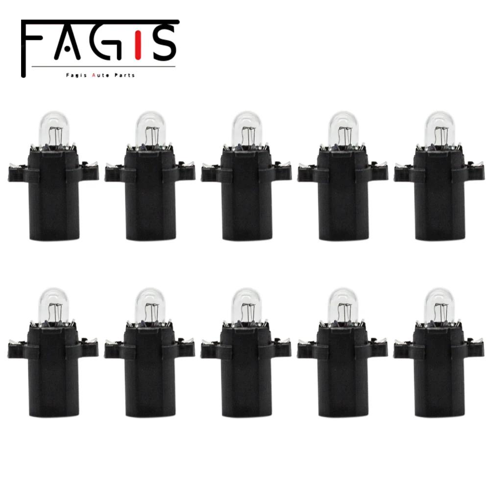 Fagis 10 Pcs B8.3D B8.3 12V 1.2W 24V 1.2W ҷΰ  ڵ г  ӵ   ڵ    